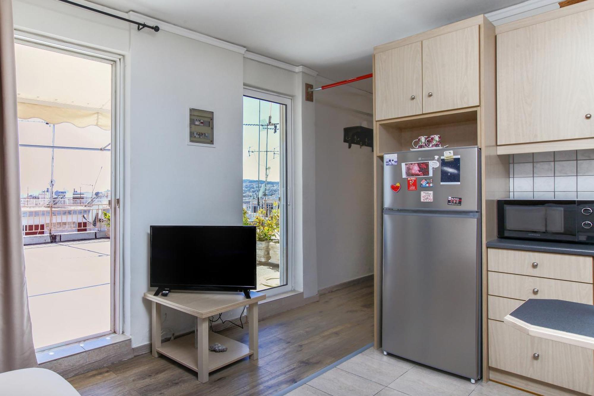 Loft Condo Next To Metro Station. Amazing View! Atenas Exterior foto